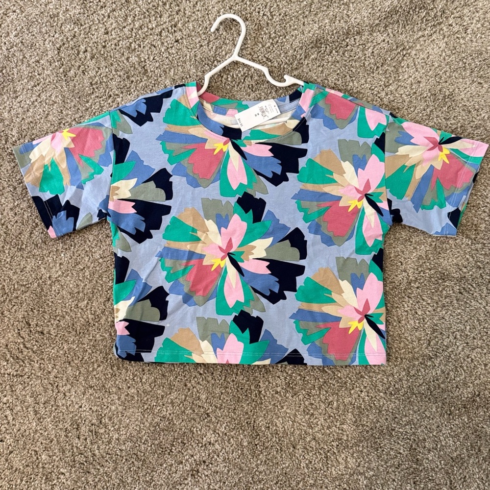 GAP Multicolor Floral Kids Tee